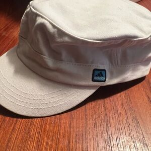 Adidas White with blue stripes Y2K hat